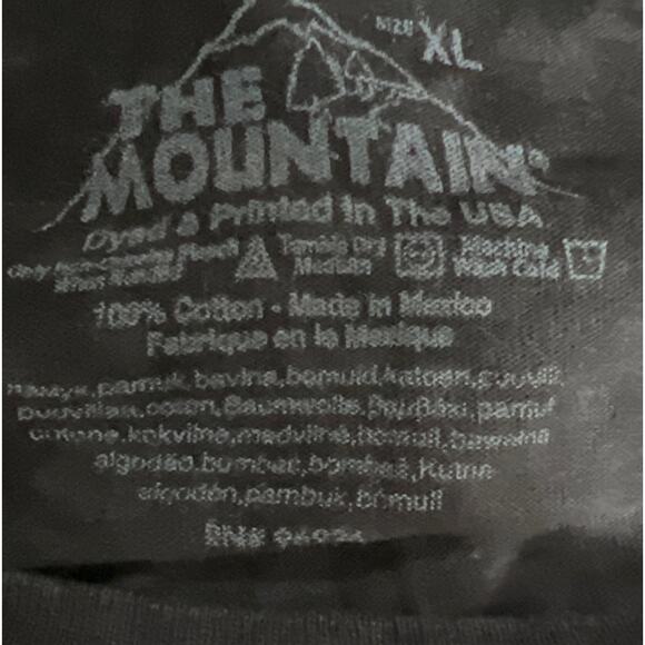 The Mountain 2013 Be Beware Pit Bulls Tie Dyed Mens T-Shirt Size XL 100% Cotton - Picture 7 of 7
